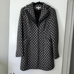 Nine West Beaded Wool Coat